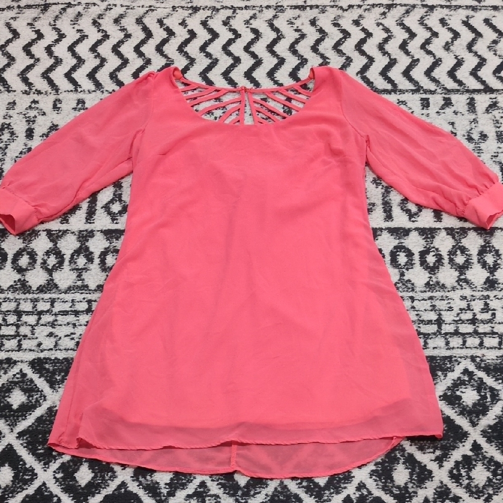 Halo Coral Women's Dress